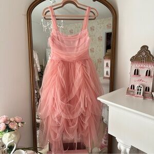 Lunellery pink tulle dress NWOT